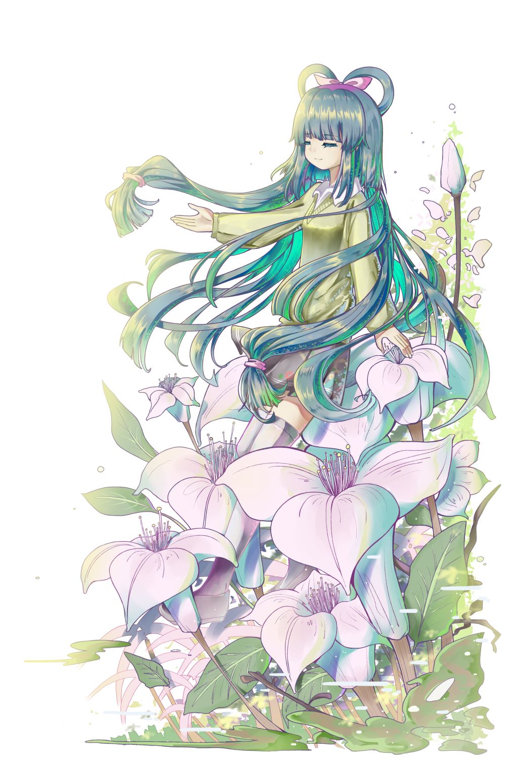 因你而盛开的花